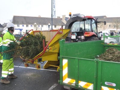 Plérin broyage sapins