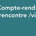 Compte rendu de rencontre