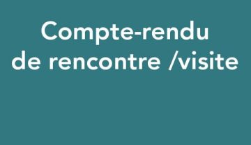 Compte rendu de rencontre