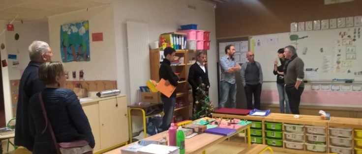 Visite du pôle enfance de Bouvron