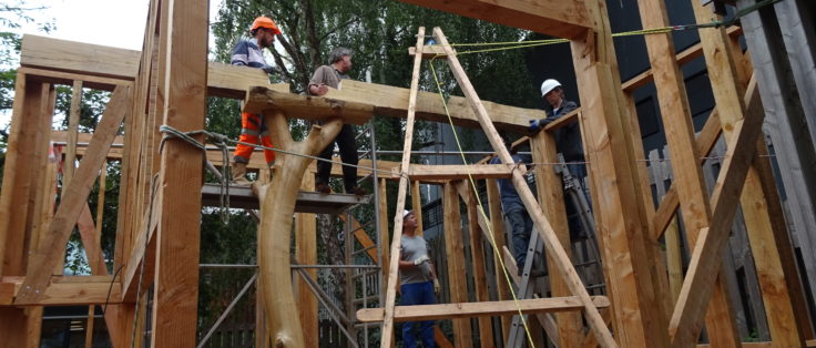 bois d'oeuvre pour une crèche associative