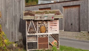 Les aménagements extérieurs du Pôle communautaire illustrent la volonté de protéger la biodiversité.