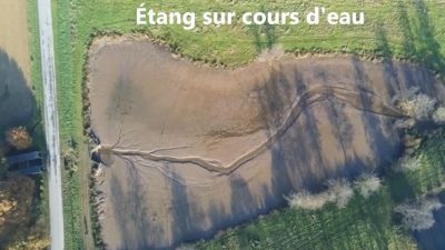 Concoret – etang-avant-vidange-credit-gbo