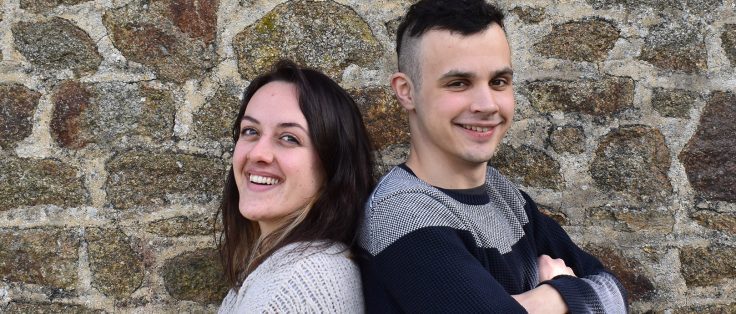 Margot Auvray, à gauche, et Vincent Rodrigues, à droite