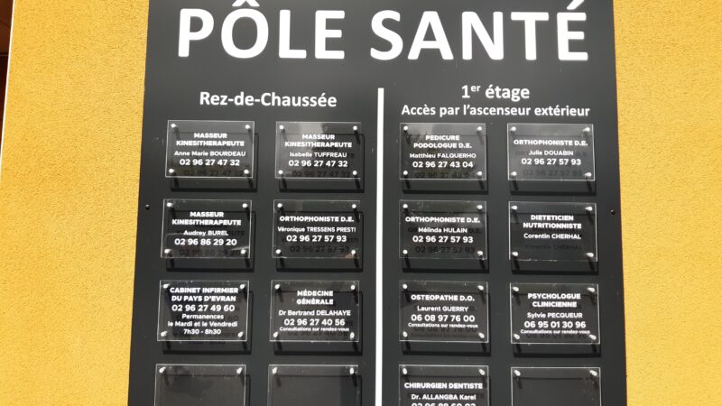 évran pole santé