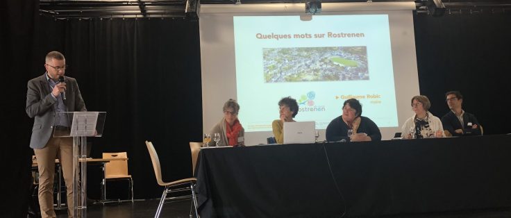 Guillaume Robic lors du discours d'accueil de l'assemblée générale de BRUDED