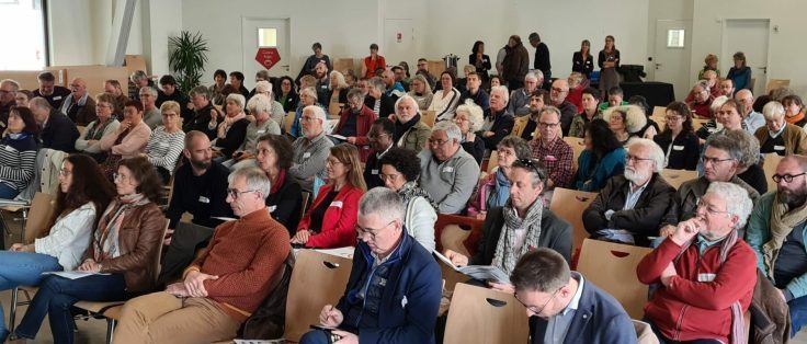 les participants pendant l'assemblée générale statutaire