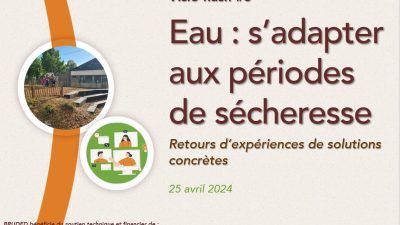 Eau: s’adapter aux périodes de sécheresse