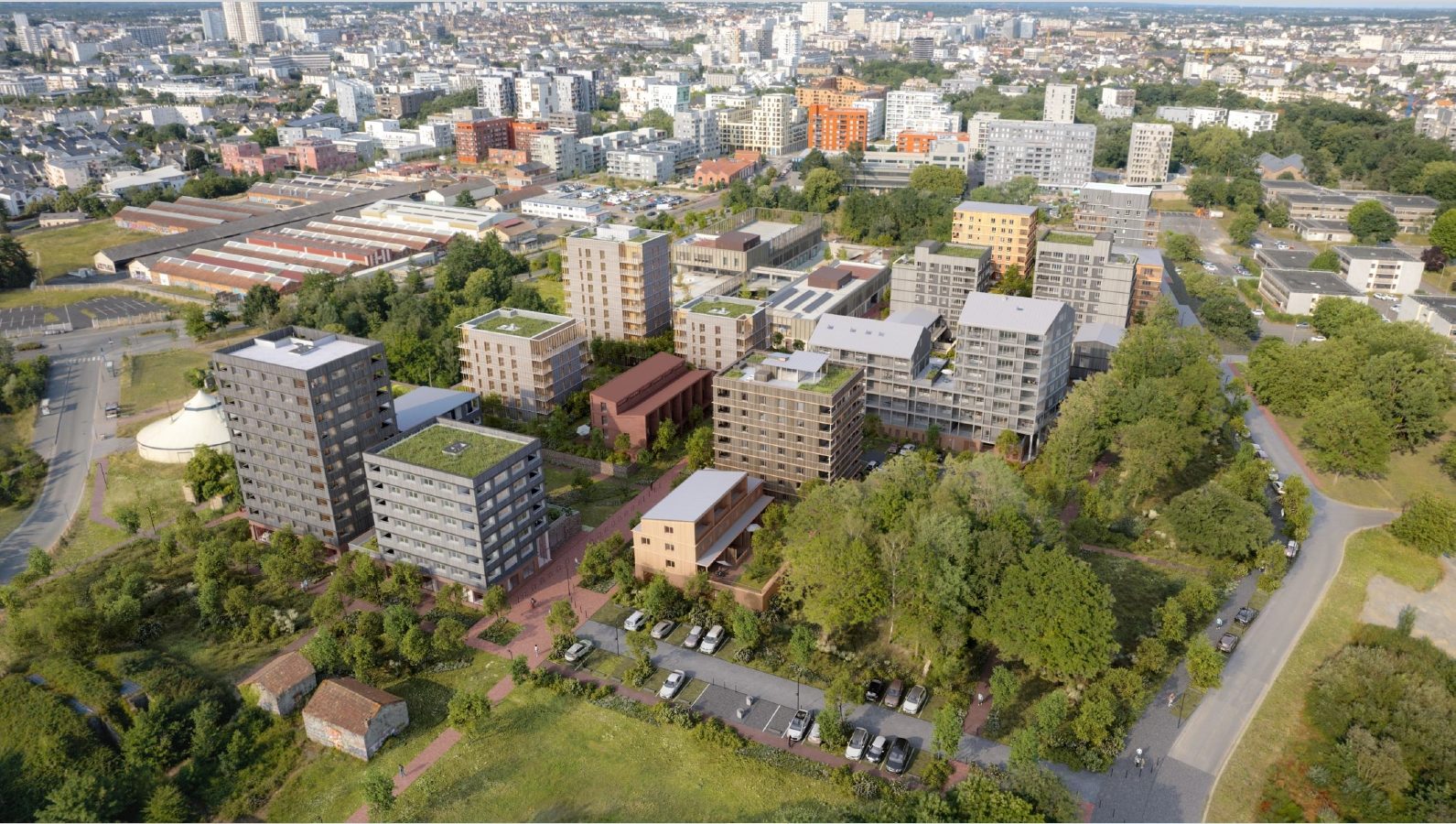 Metropole Rennes Rennes Métropole (35) : des logements collectifs bas carbone sur la ZAC ...