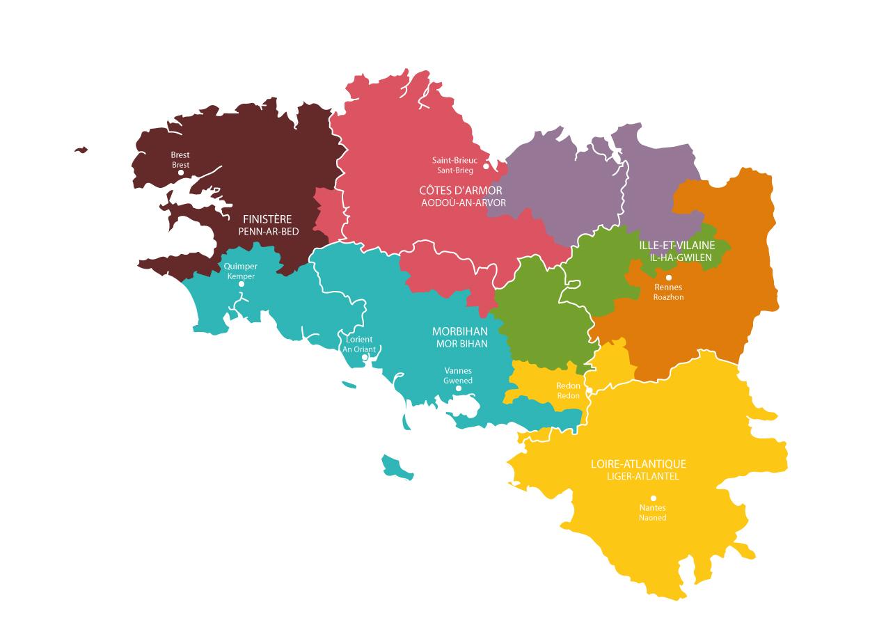 Carte des référents BRUDED Carte des référents BRUDED